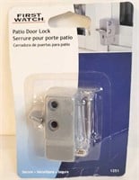First Watch Patio Door Lock # 1251