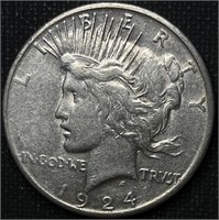 1924-S Peace Dollar