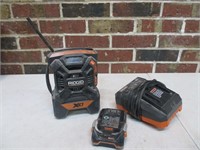 Ridgid Radio, Charger & 18V Battery