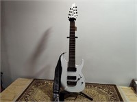 Ibanez EMG White 8 String Guitar