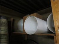 Two Shelves Of Acrylic Tubing