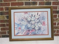 21x27 Framed Floral Print