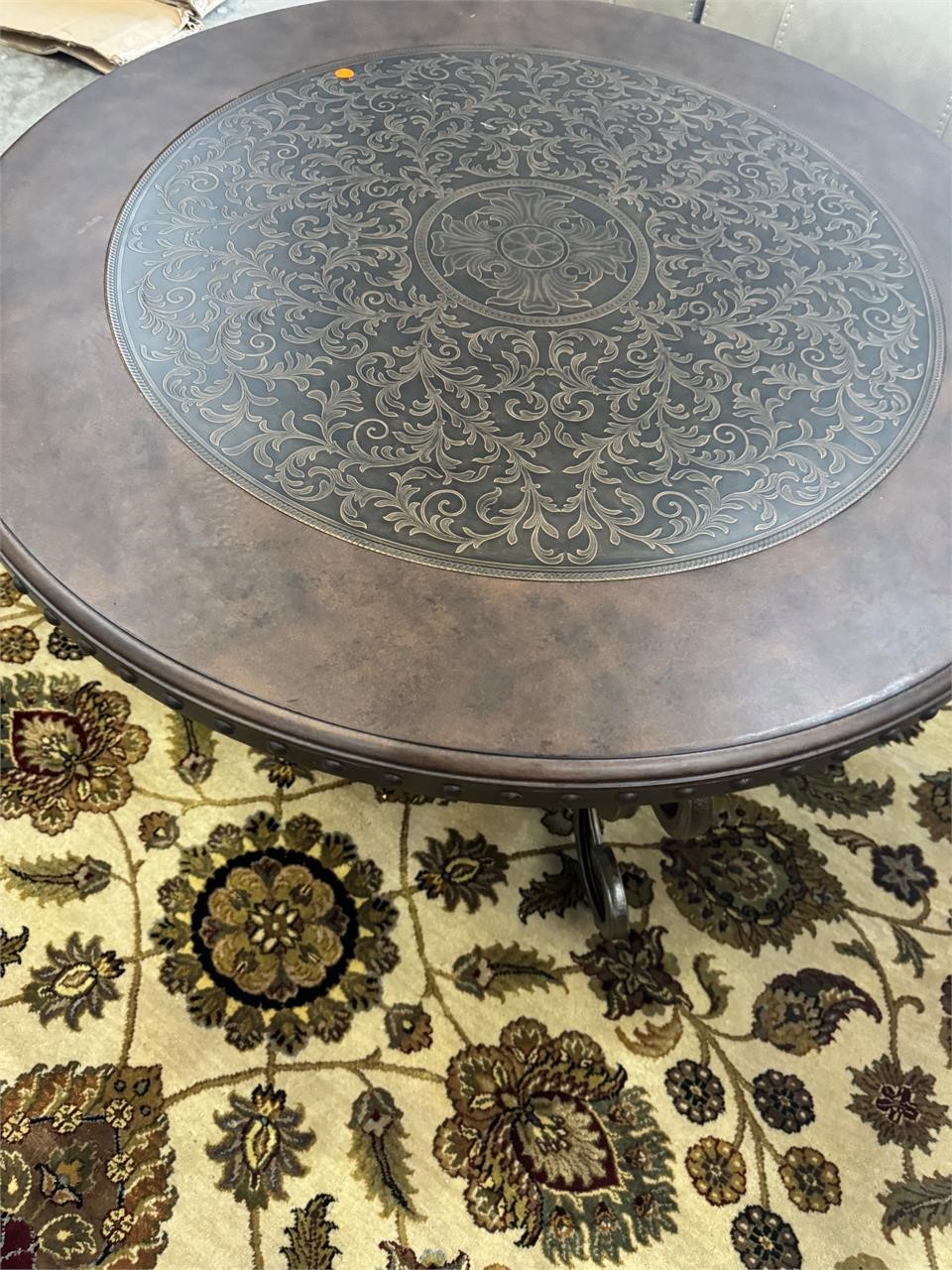 Round coffee, table, FURNITURE