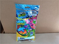 What blast 80 piece water balloons with filler