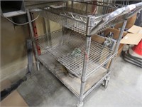 3 Shelf Bakers Rack Cart