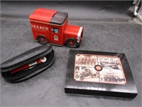 Texaco Truck, Pocket Knife, Coasters