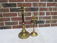 2 Brass Candle Holders