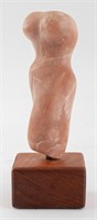 Joan Shapiro Female Figure Alabaster Sculpture