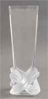 Lalique France "Lucca" Crystal Vase