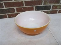 10" Pyrex Primary Orange Bowl