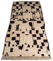 Moroccan Berber Shag Wool Rug, 8' 6" x 4'