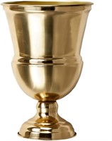 Serene Spaces Living Decorative Gold Vase Urn