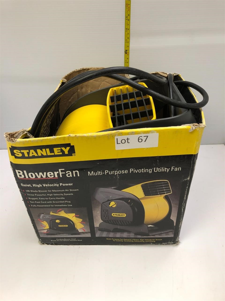 Stanley Blower Fan Air Mover in Box Working