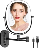 Rechargeable Wall Mounted Lighted  Vanity Mirror