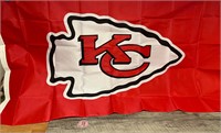 New 5' x 3' Kansas City Chiefs flag
