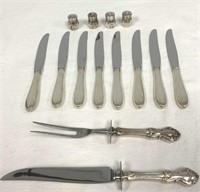 Sterling Knives, S&P, Carving Set
