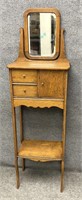 Antique Oak Shaving Stand