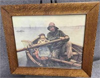 Vintage Print, Emile Renouf The Helping Hand