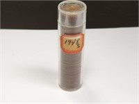 Roll of 1948-S Wheat Pennies