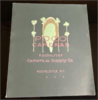 1902 Poco Cameras Pamphlet w/ Art Nouveau Design