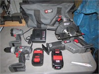 porter cable cordless tool set