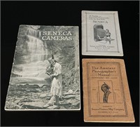 3 Seneca Cameras advertising & manual