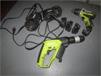 rockwell cordless tool set (works)