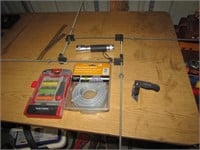 flashlight,box cutter & items