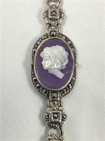 Sterling Silver Cameo Bracelet