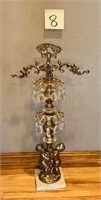 Beautiful Brass and Crystal Statue