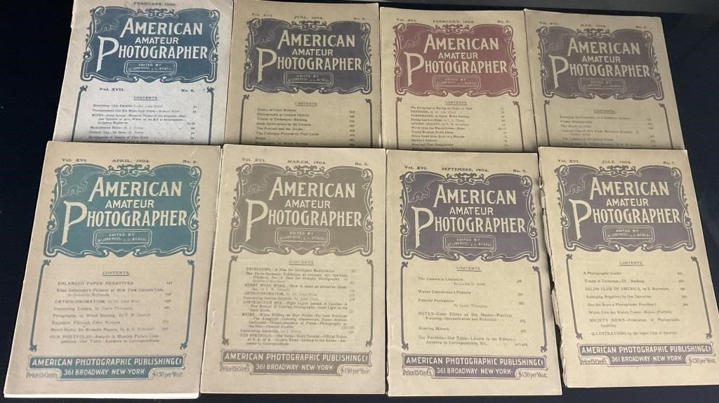 1900's American Amateur Photographer Magazine lot