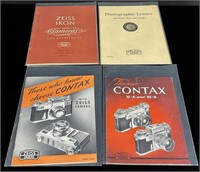 4 Zeiss Ikon camera pamphlets