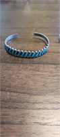 Silver Turquoise Cuff bracelet