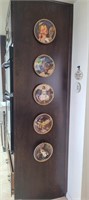 Set of 5 Norman Rockwell Plates