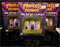 Lot of 3 She-Ra 110 Princess Camera, 80's Toys