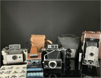 5 Vintage Polaroid camera lot