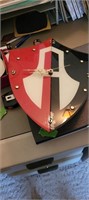 Red and Black battery operated clock