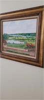 Keuka lake artwork- approx 24 x 28- nicely framed