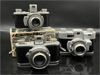 Lot of 3 Kodak 35 Cameras 1 w/ Box