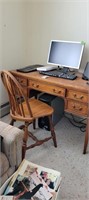 5 drawer desk with chair