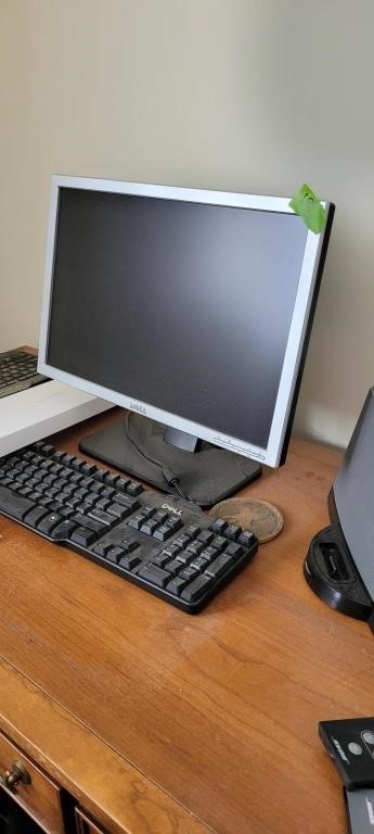 Dell computer- tower, screen, keyboards and mouse
