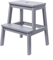 Adults Wooden Step Stool with 400 lb