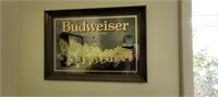 Vintage Budweiser King of Beers Clydesdale Etched