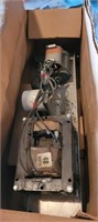 Power drawer floodlight ballast assembly