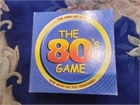 The 80's Board Game, New, sealed cards