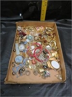 Flat of Misc Jewelry (All As-Is)