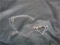 Heart with Halo Necklace