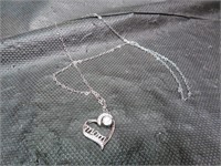 Mom Heart Necklace (Mother's Day?)