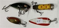 Assortment of 4 Fishing Lures
