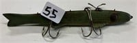 Vintage Wooden  5 1/2" L Fishing Lure
